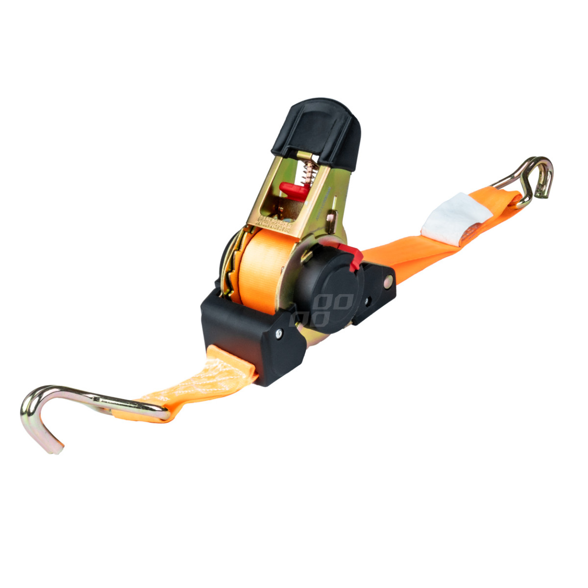 Ladungssicherungsgurt mit automatischem Aufwickler 1000/500 kg, 4 m x 38 mm, J-Typ AMIO-03321