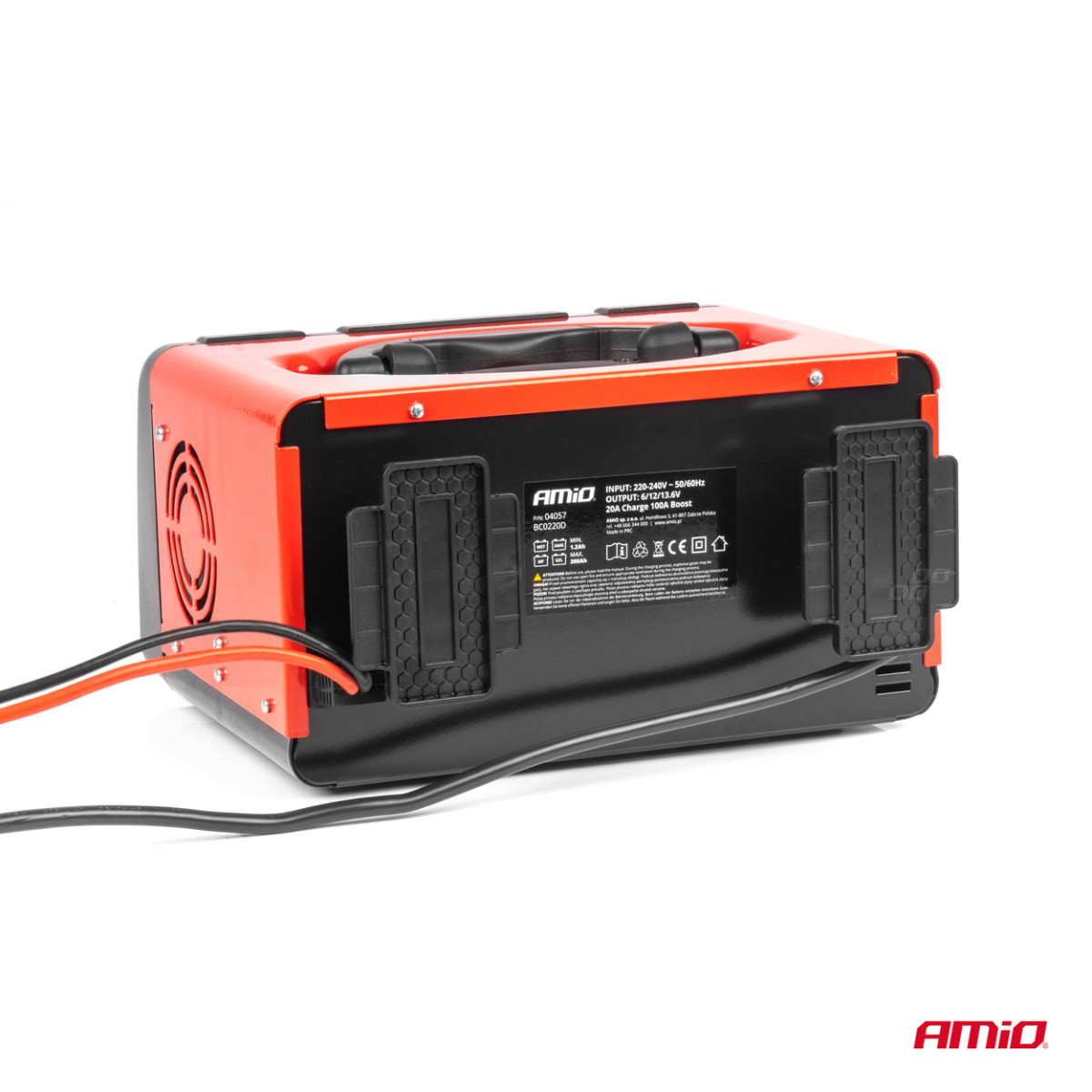 Batterieladegerät mit Starthilfefunktion 6V / 12V, 20A, AMIO-04057