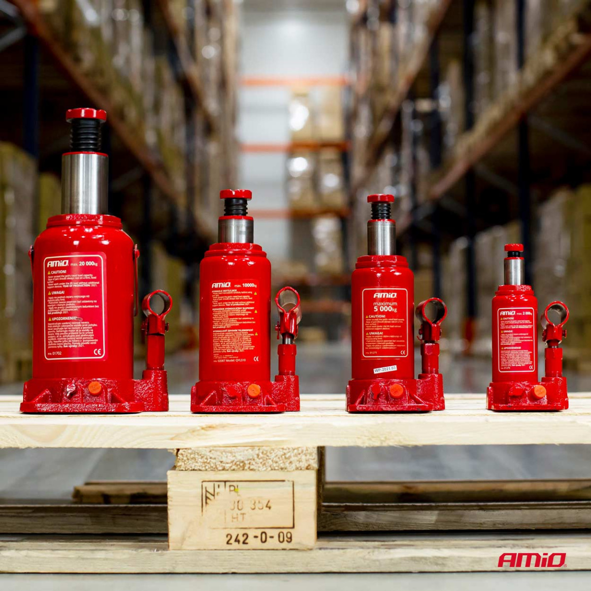 Hydraulische Säulenhebebühne 10 t, AMIO-02087