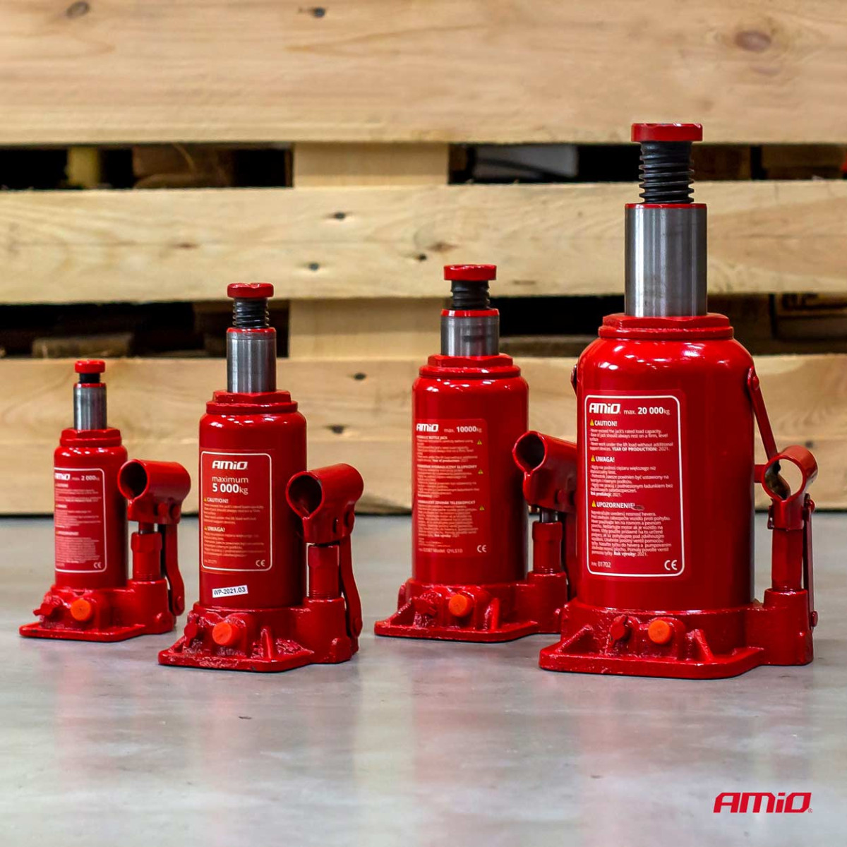 Hydraulische Säulenhebebühne 5 t, AMIO-01271
