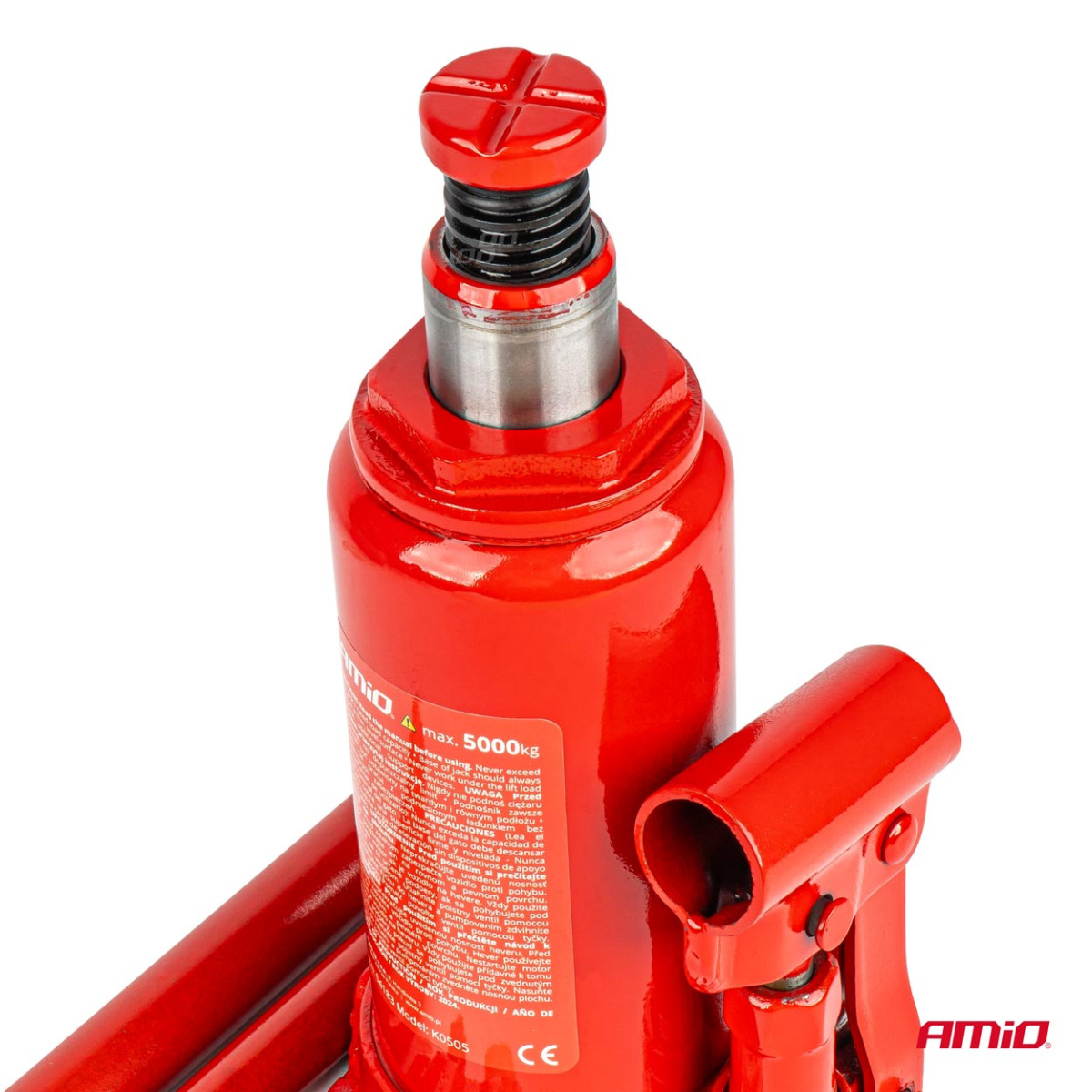 Hydraulische Säulenhebebühne 5 t, PVC-Box AMIO-04183