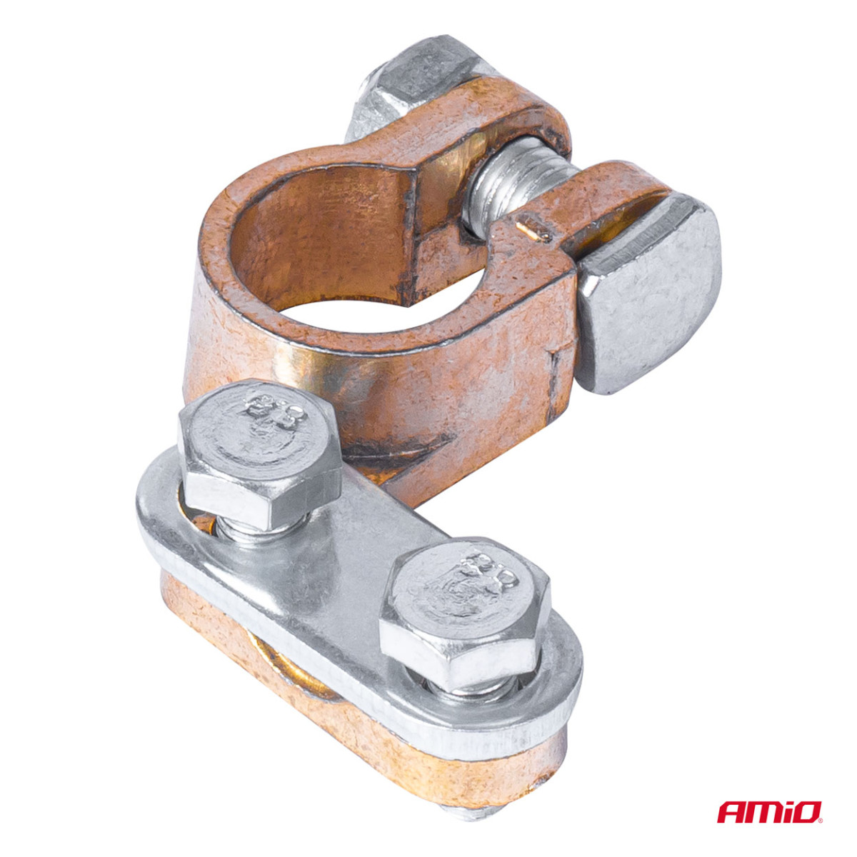 Batterieanschluss Minuspol, Messing, 600 A, AMIO-01661