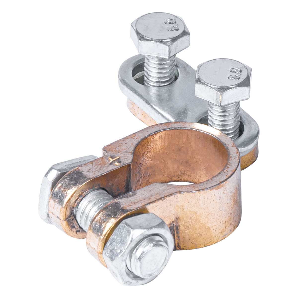 Batteriepol Plus, Messing, 600 A, AMIO-01660