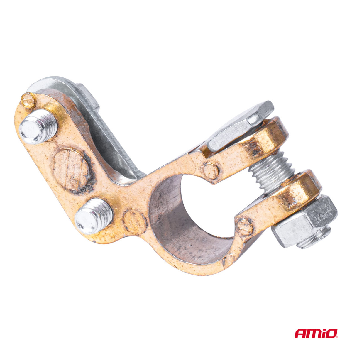 Batteriepol Plus, Messing, 600 A, AMIO-01660