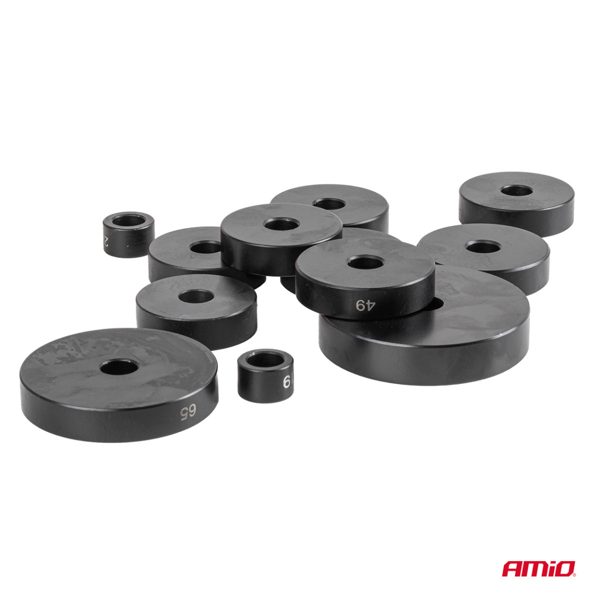 Montage- und Demontagewerkzeugsatz für Buchsen, Lager und Dichtungen, 52-teilig. AMIO-04771