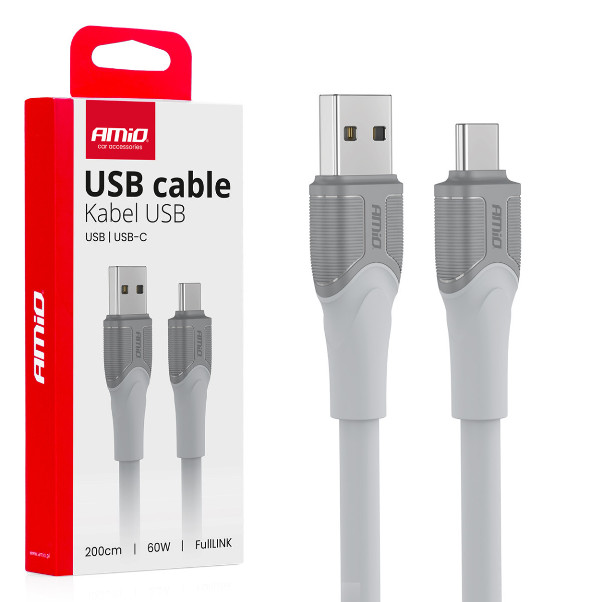 USB-A-auf-USB-C-Kabel 60 W 2 m FullLINK X111 AMIO-04290