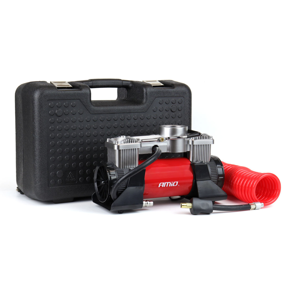 Auto-Luftkompressor, 2 Zylinder 12V HQ AMiO-02640