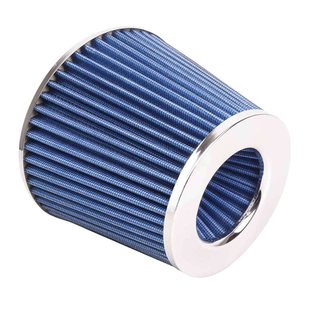 Konischer Luftfilter für Autos, universell, blau, mit 3 Adaptern, AMIO-02458