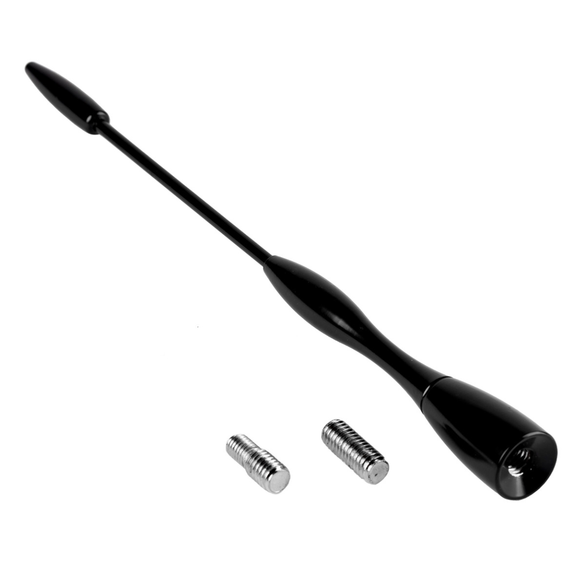 Aluminium-Autoantenne, 16 cm, mit 5/6 mm Adapter, ANTM04 AMIO-01052