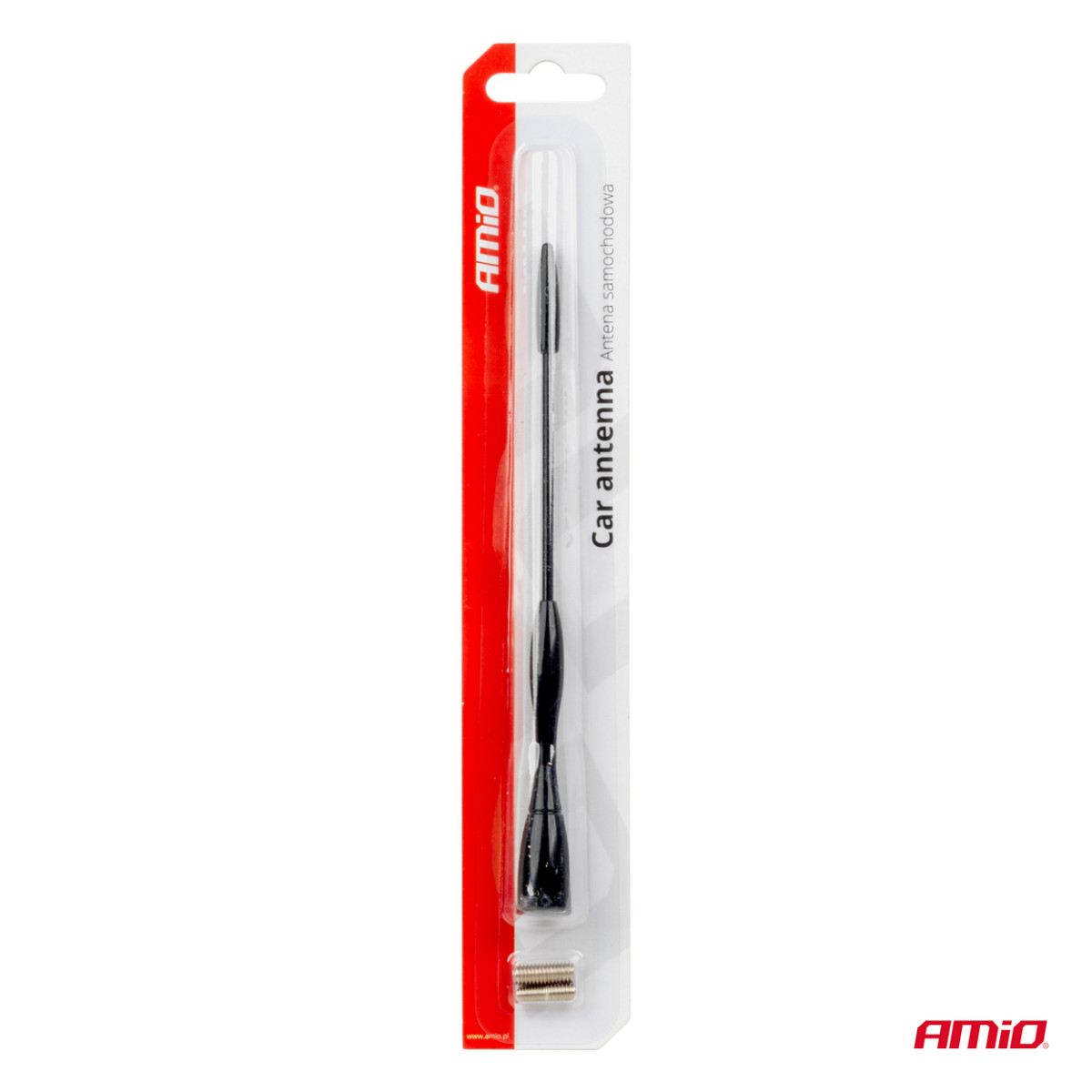 Aluminium-Autoantenne, 16 cm, mit 5/6 mm Adapter, ANTM04 AMIO-01052