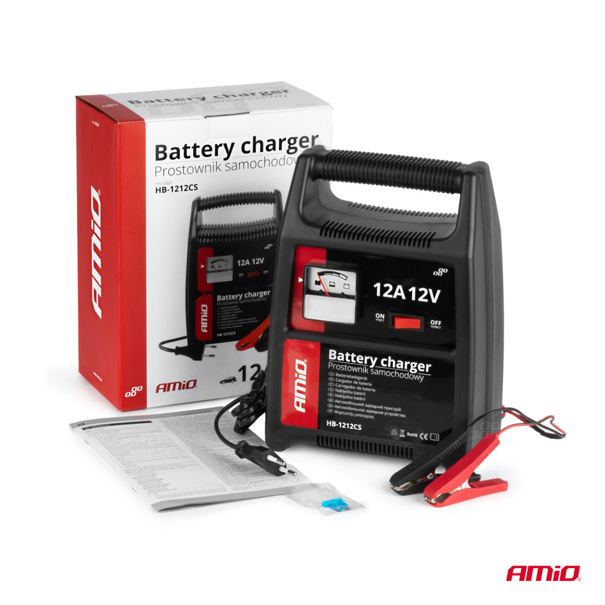 Batterieladegerät SBC-12A 12A 12V AMIO-02089