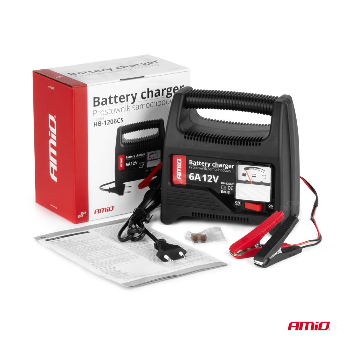 Batterieladegerät SBC-6A 8A 12V AMIO-02086