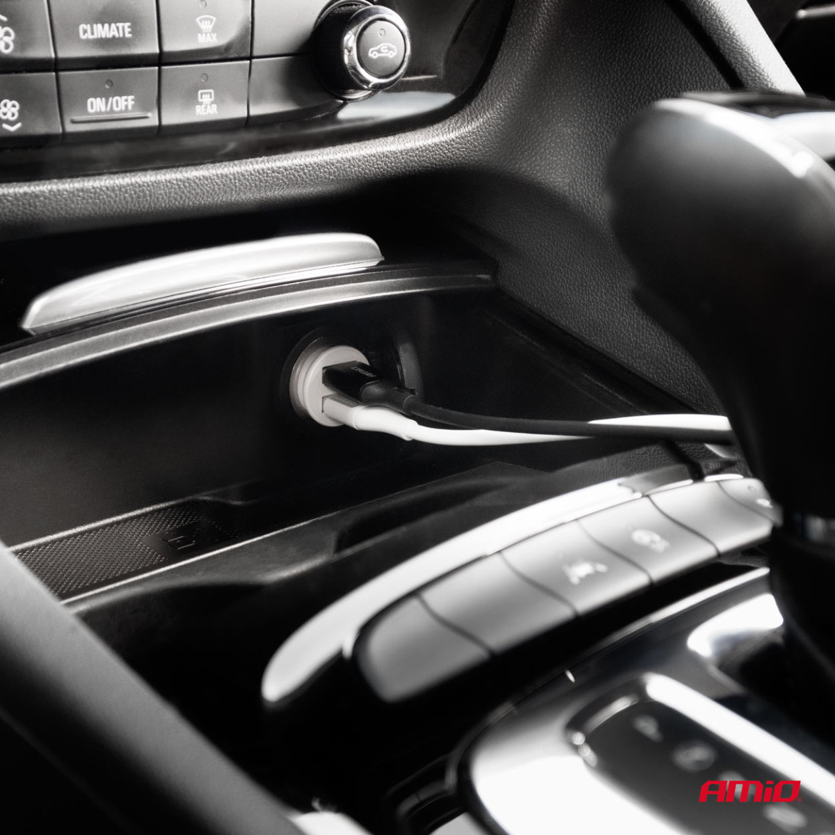 Kfz-Ladegerät 2x USB-A 2,1A 12/24V AMiO-03872