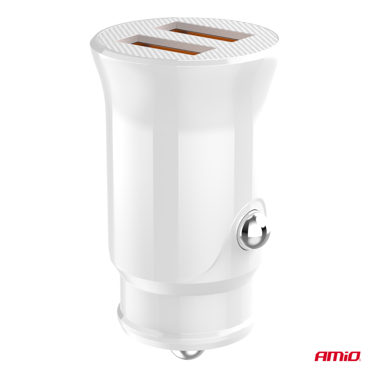 Kfz-Ladegerät 2x USB-A 2,1A 12/24V AMiO-03872