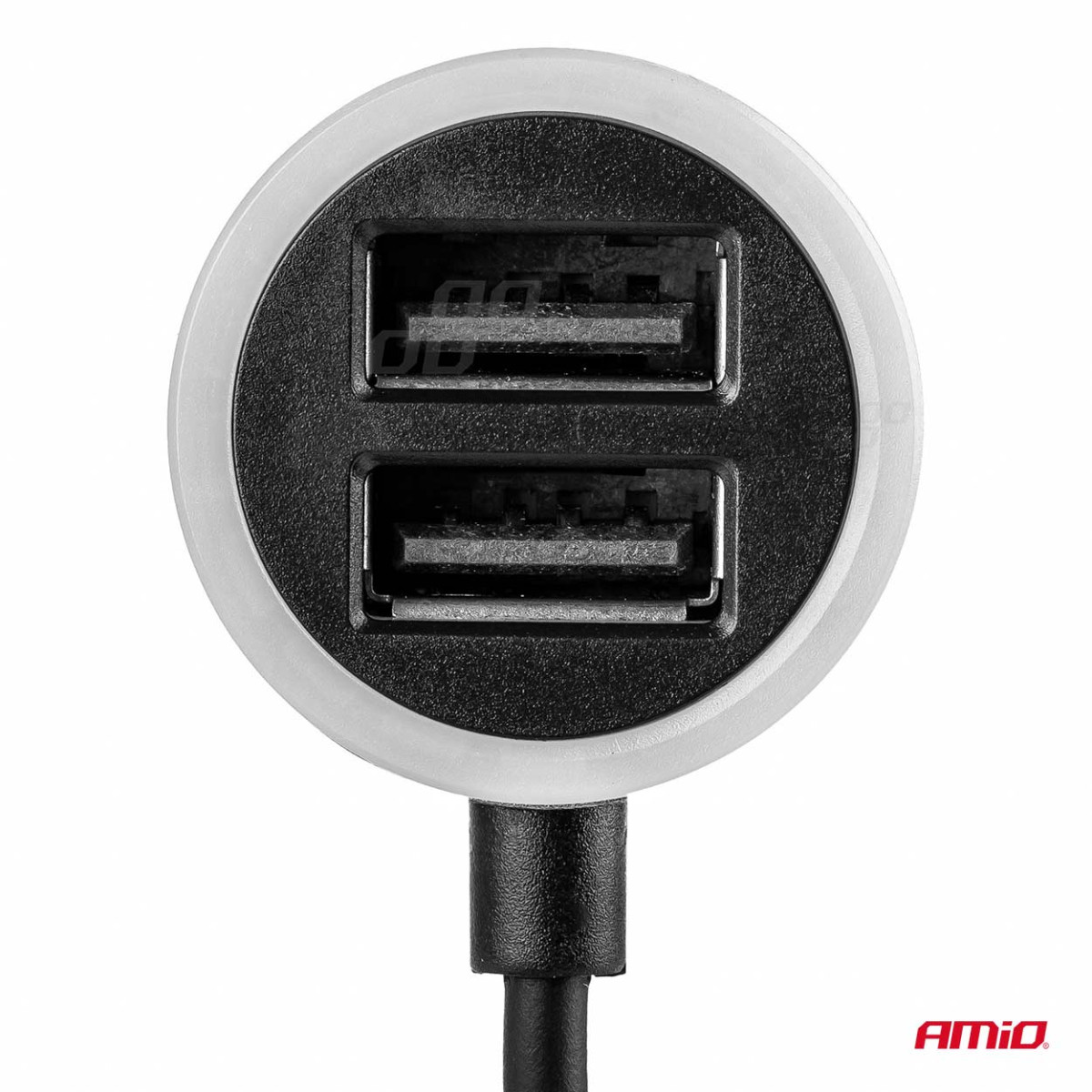 Kfz-Ladegerät PCH PRO-01 microUSB + 2xUSB 2,4A 12/24V