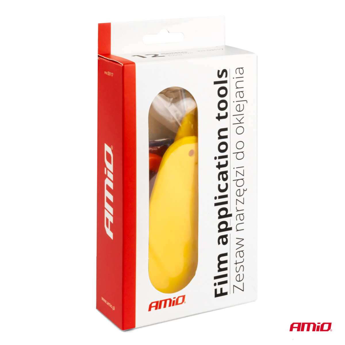 Autofolien-Anbringungswerkzeugset, 8-teilig, AMIO-03117