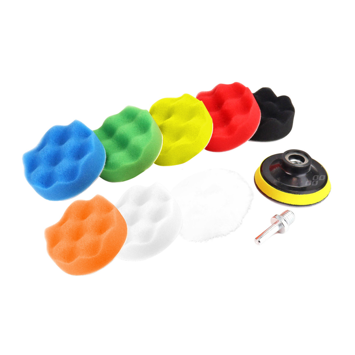 Autopolierset, 7-teilig. 80 mm AMIO-03699