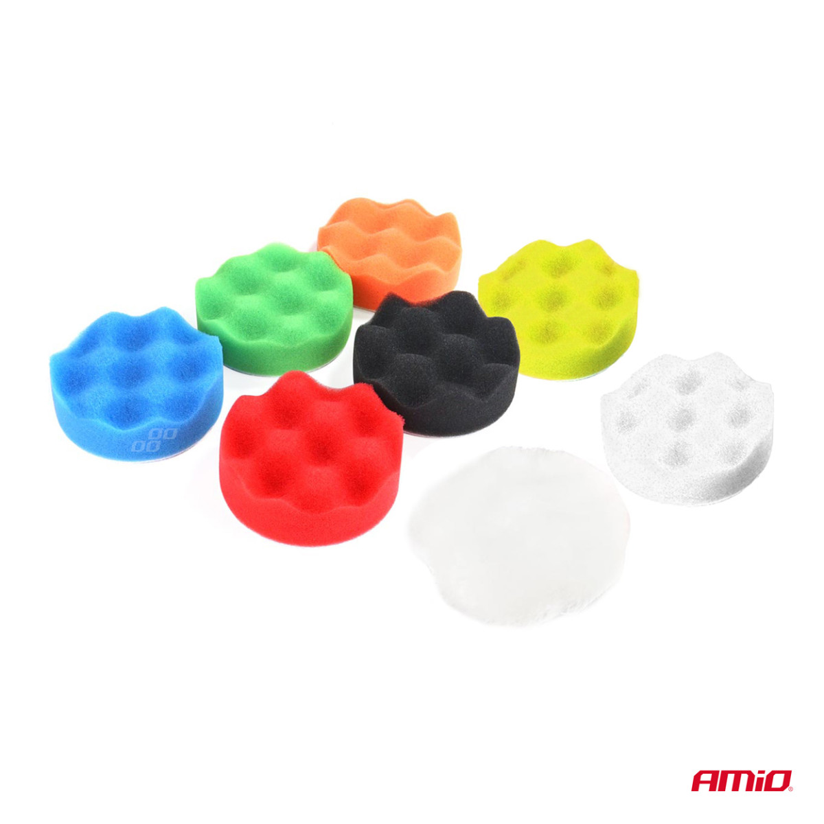 Autopolierset, 7-teilig. 80 mm AMIO-03699