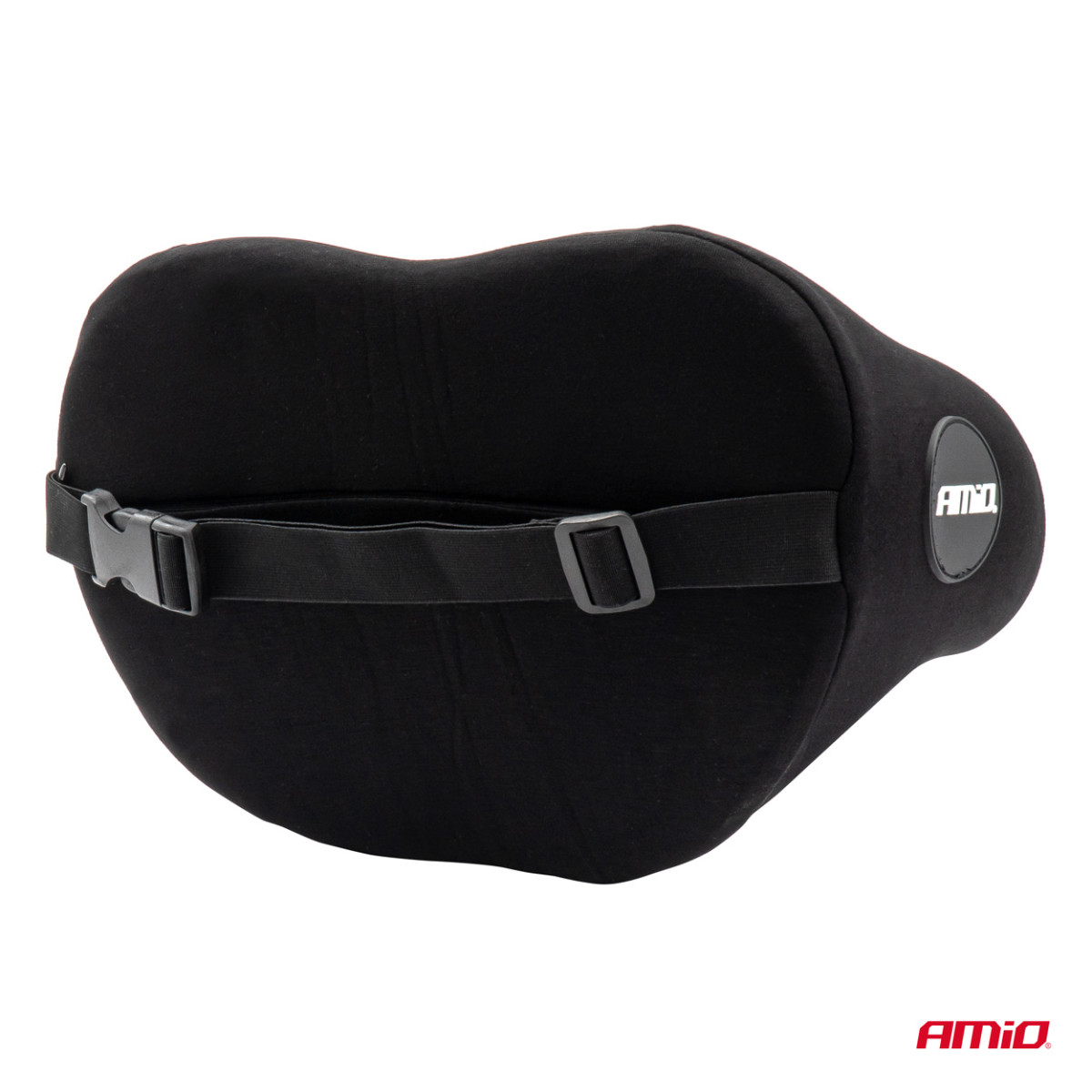 Kopfstützenkissen für Autositze mit Memory-Schaum, schwarz, CSH-06 AMIO-02962