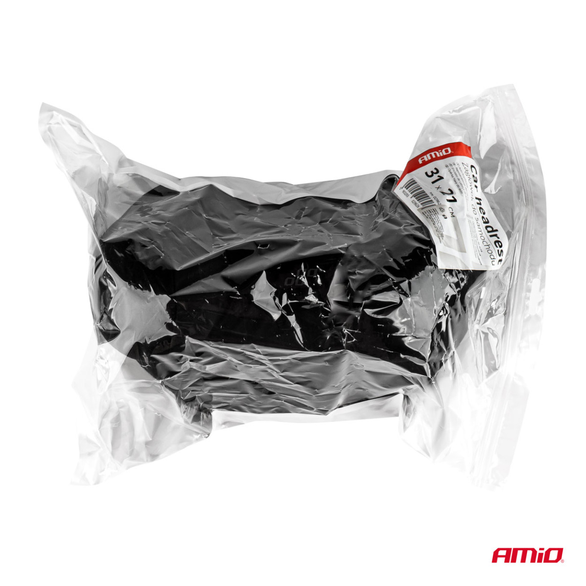 Kopfstützenkissen für Autositze mit Memory-Schaum, schwarz, CSH-06 AMIO-02962