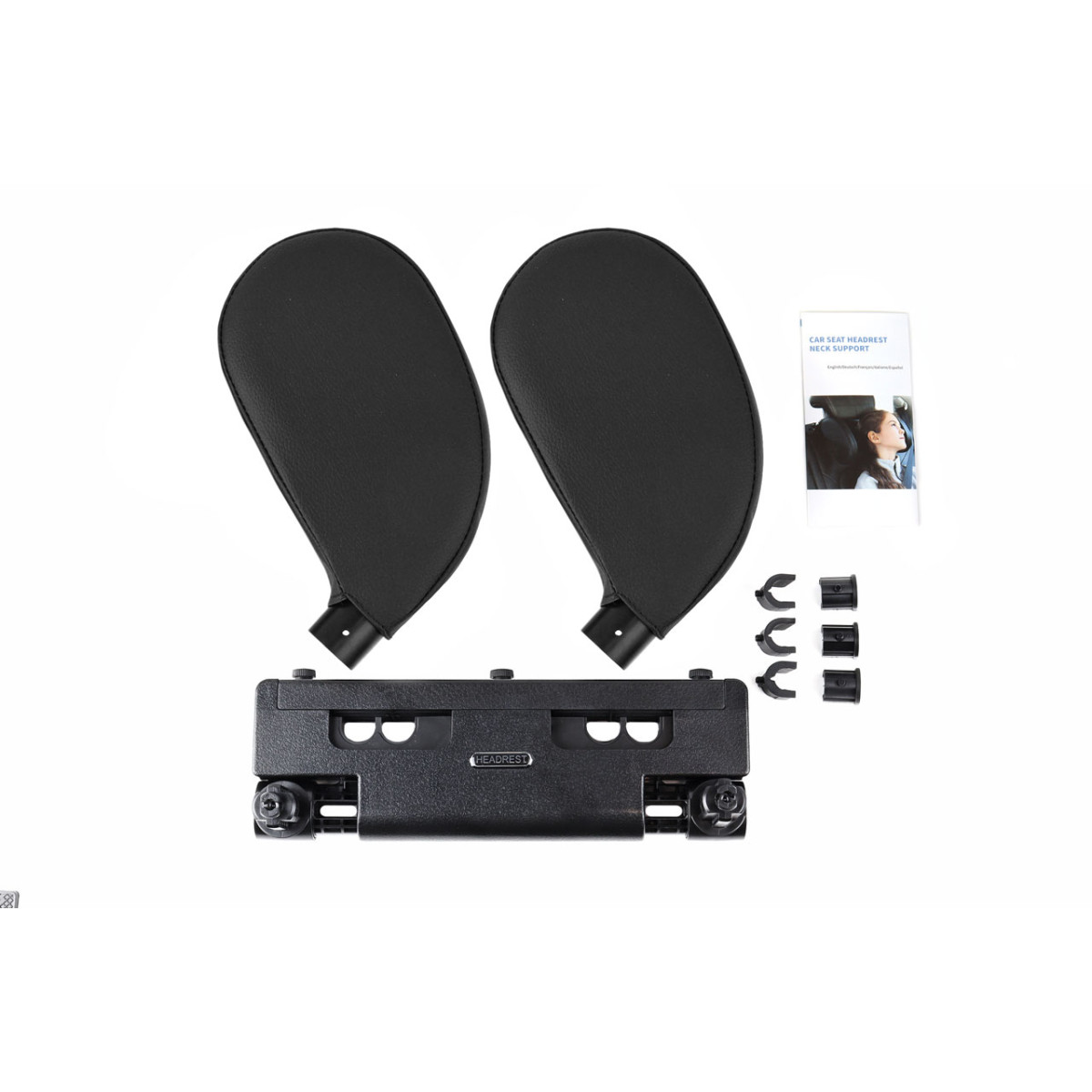 Auto-Schlafkopfstütze, PVC-Lederbezug AMIO-02559
