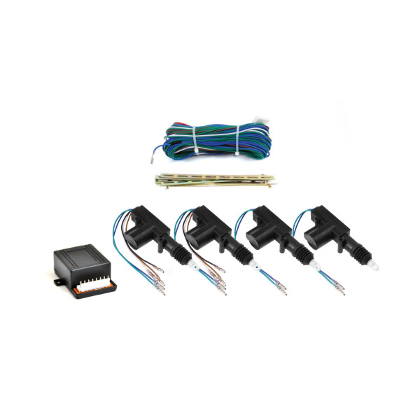 Universelles Zentralverriegelungssystem – 2 Hauptzylinder + 2 Nebenzylinder, AMIO-01685