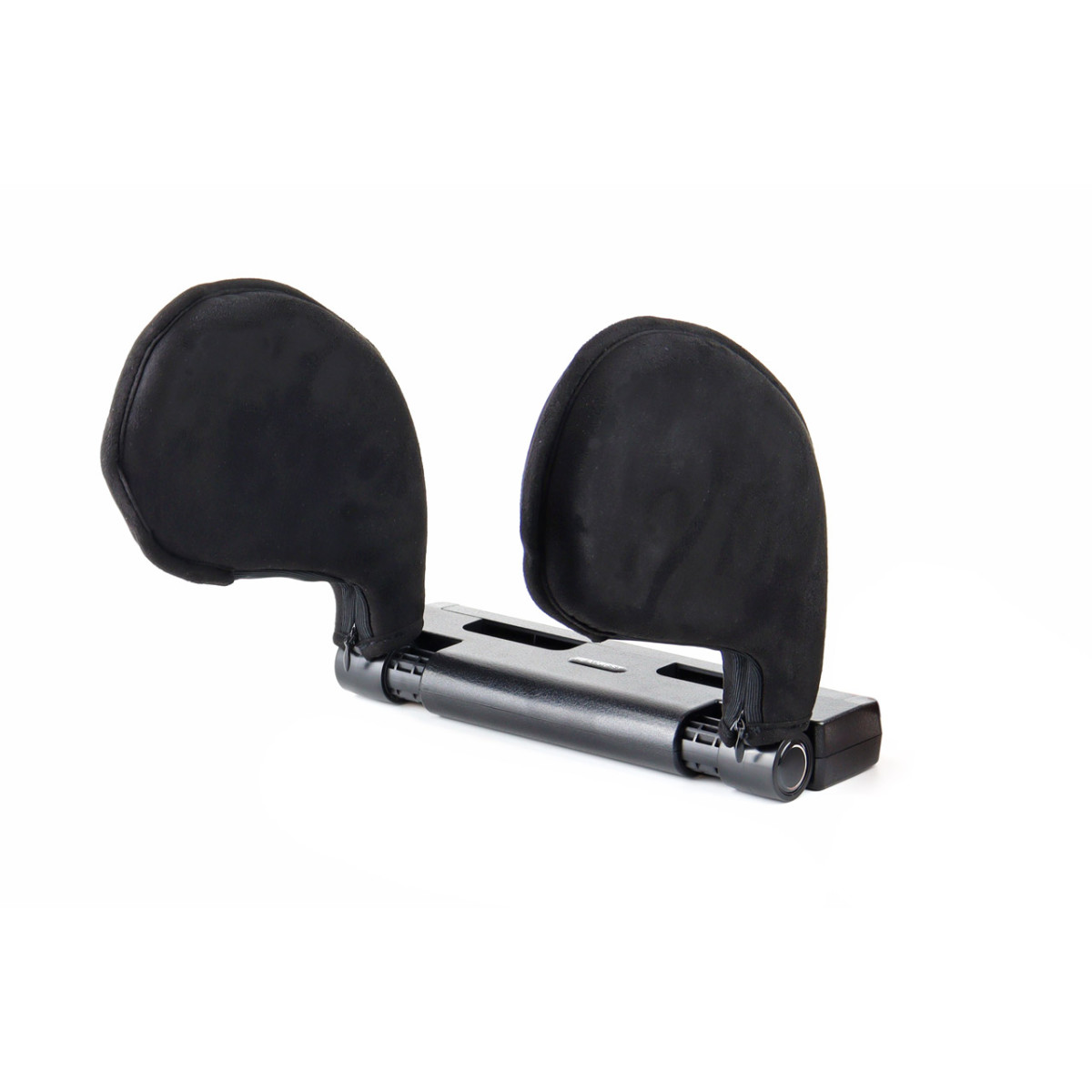 Auto-Schlafkopfstütze, schwarz, aus Stoff AMIO-02558