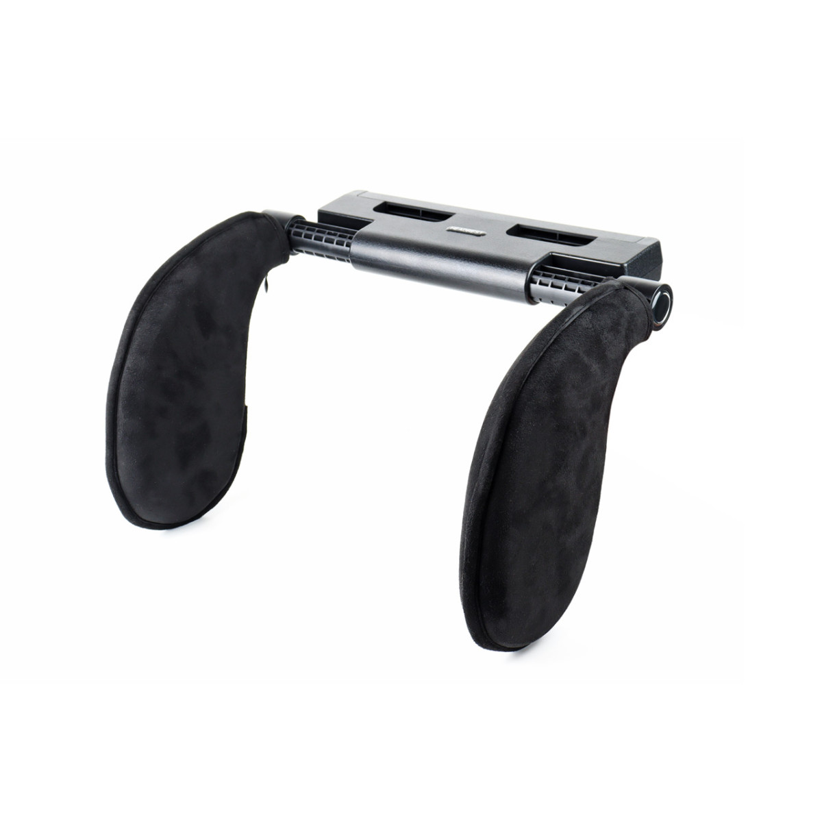 Auto-Schlafkopfstütze, schwarz, aus Stoff AMIO-02558