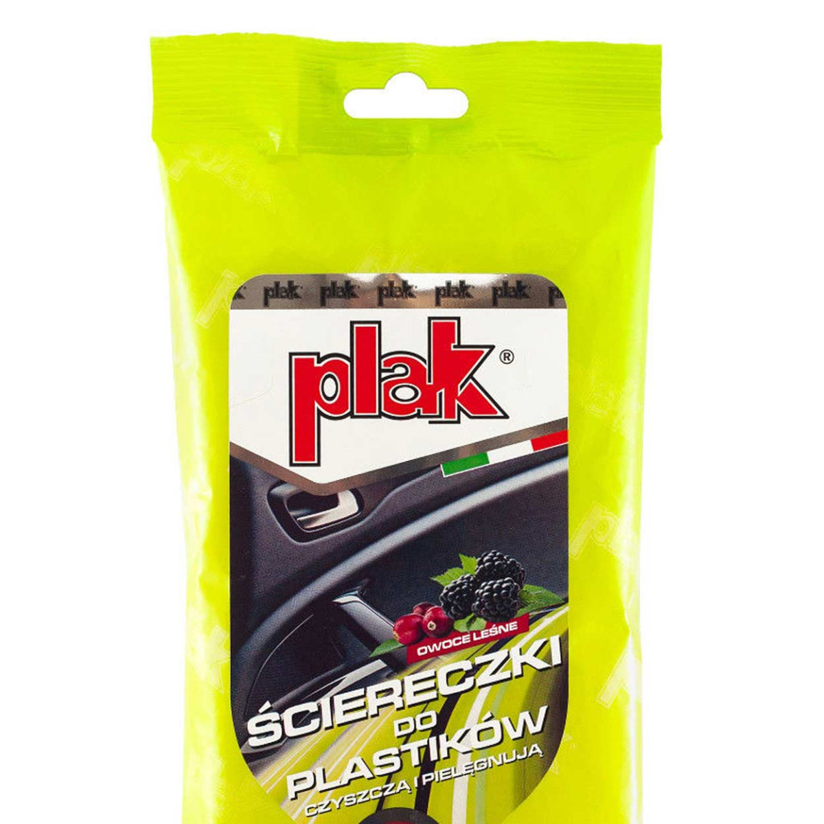 PLAK Salon-Reinigungstücher (Kunststoff), 24 Stück, Waldbeerenduft