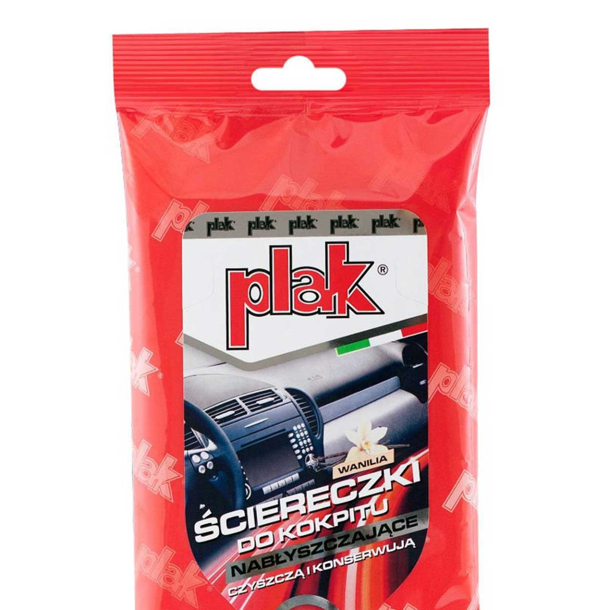 PLAK Reinigungstücher für Salon/Kunststoff, 24 Stück, Vanilleduft