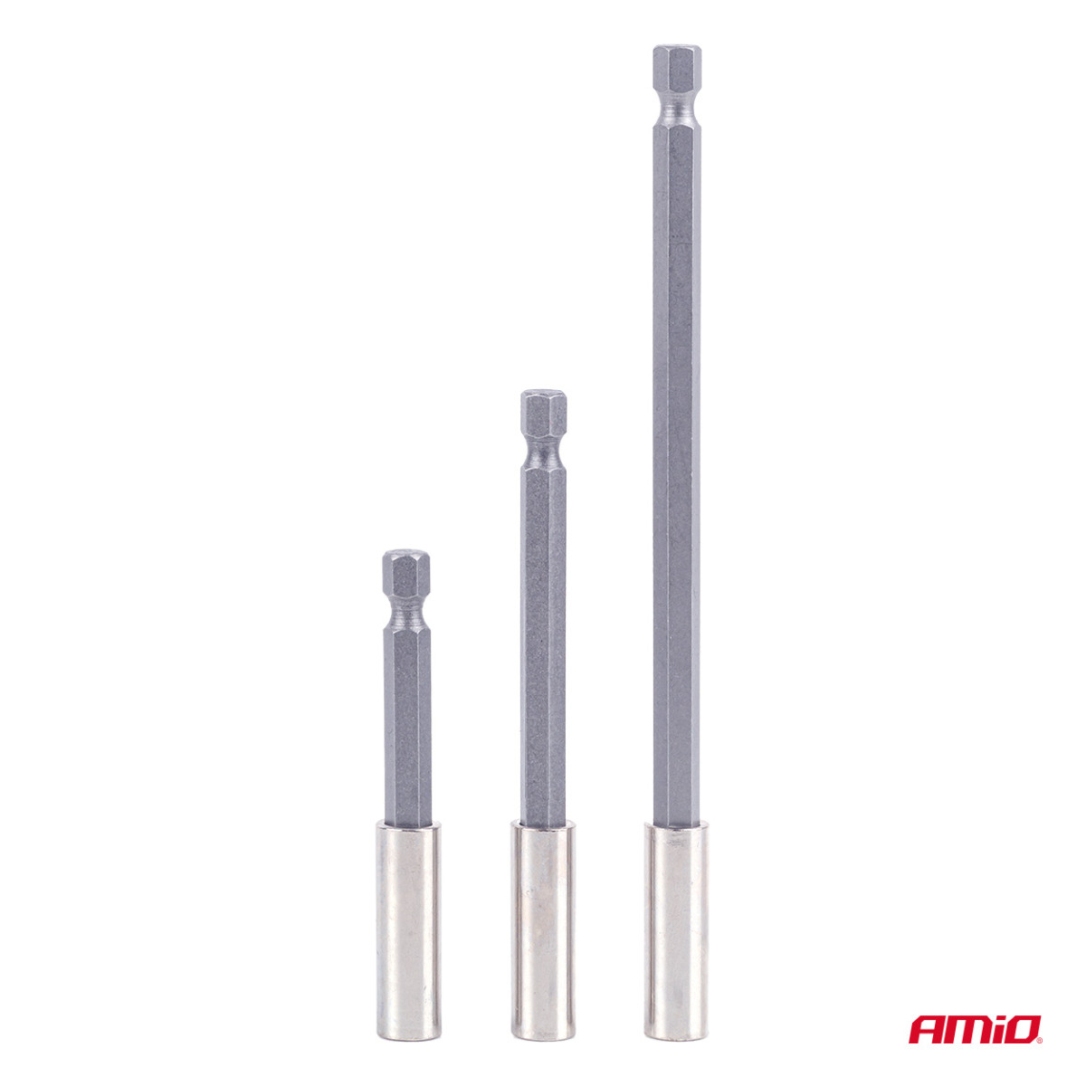 Bithalter-Set für Schraubendreher, 1/4", 3-teilig, AMIO-04934