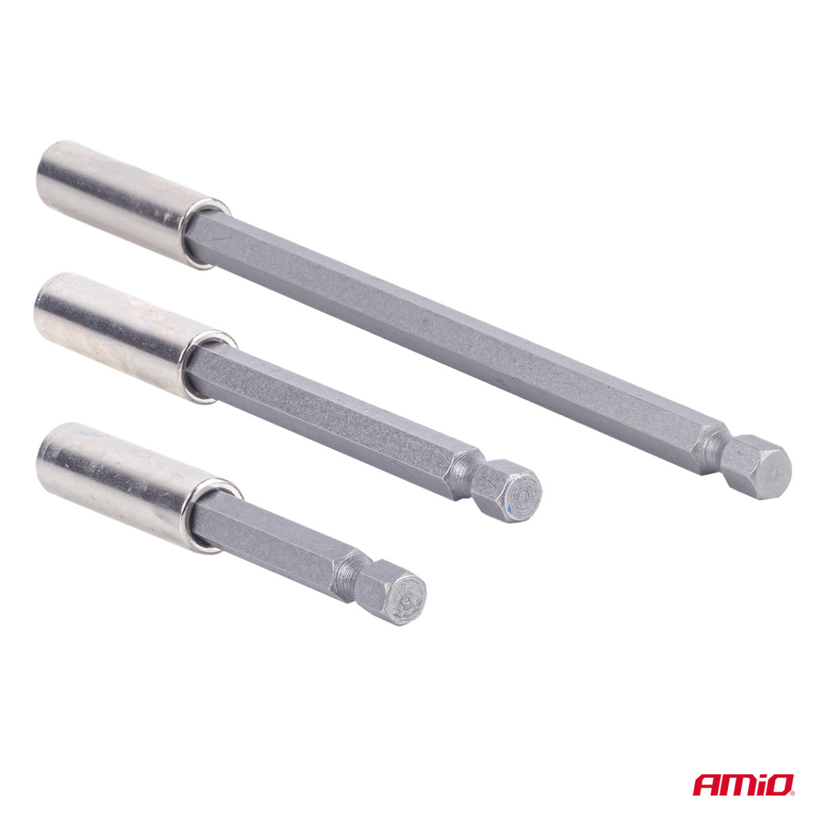 Bithalter-Set für Schraubendreher, 1/4", 3-teilig, AMIO-04934