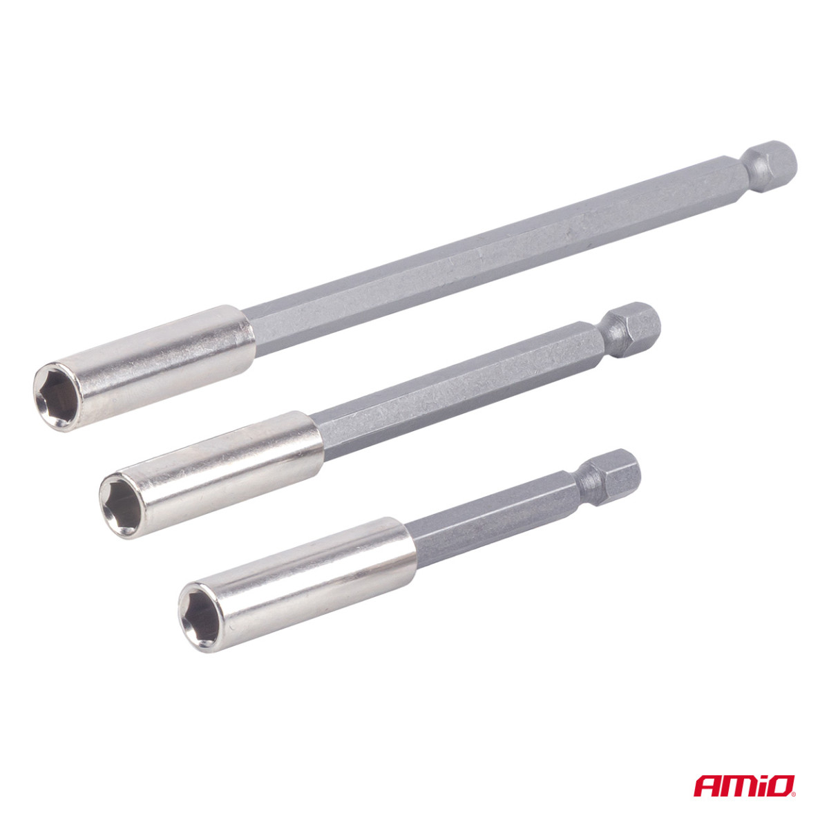 Bithalter-Set für Schraubendreher, 1/4", 3-teilig, AMIO-04934
