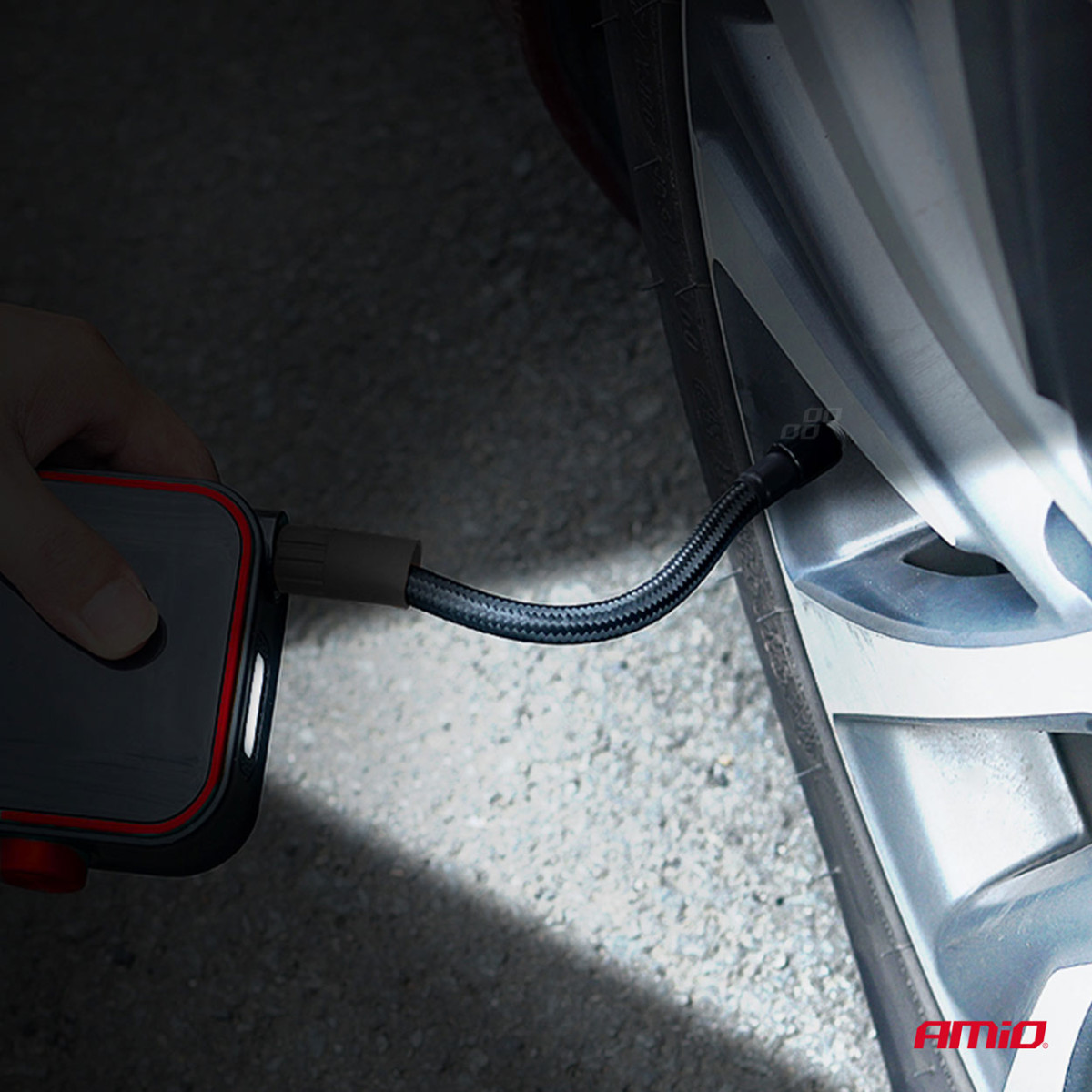 Kabelloser Autokompressor 40W mit Powerbank AMIO-03690