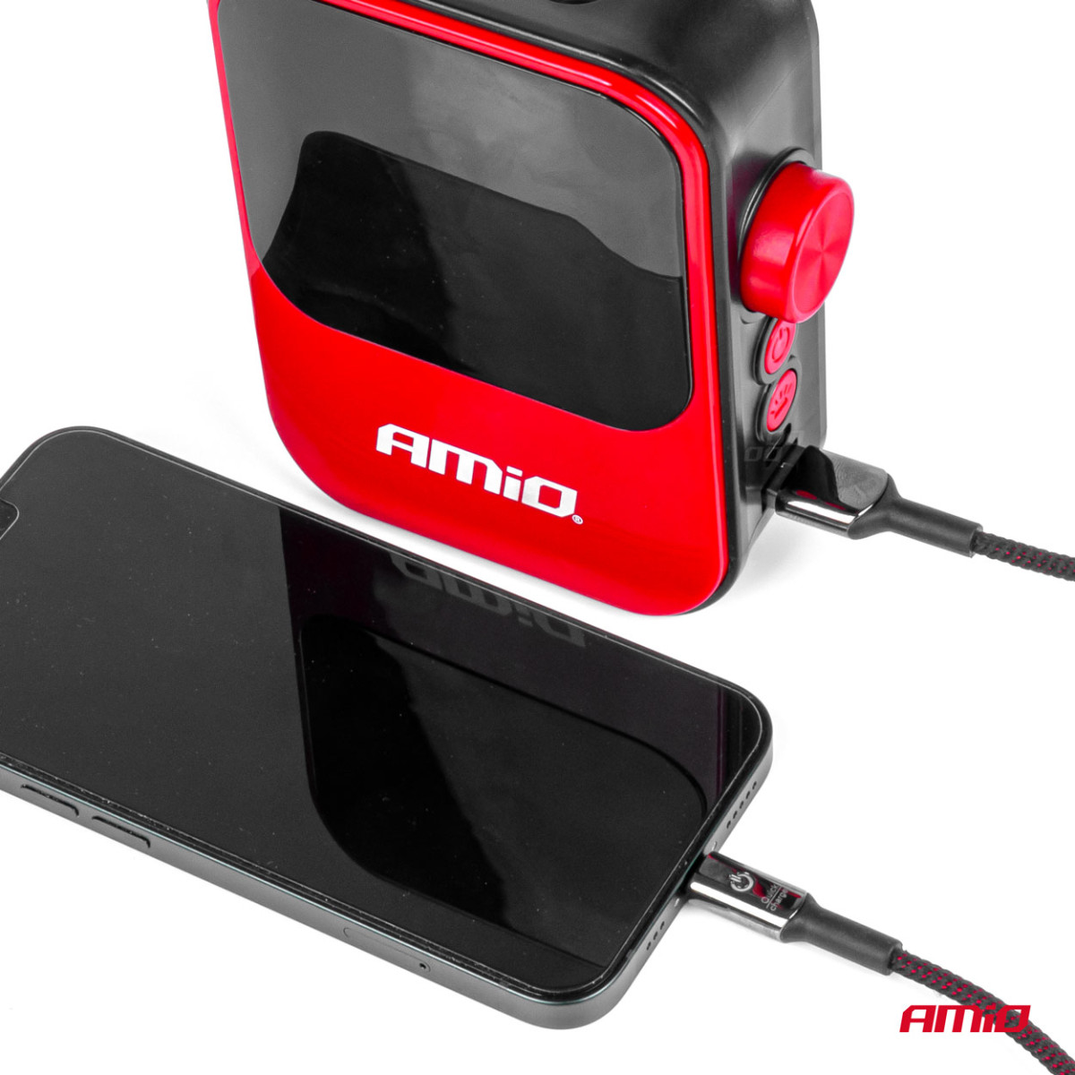 Kabelloser Autokompressor 40W mit Powerbank AMIO-03690