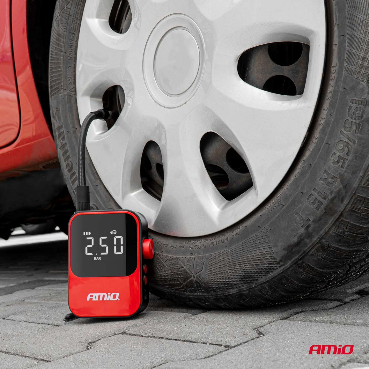 Kabelloser Autokompressor 40W mit Powerbank AMIO-03690