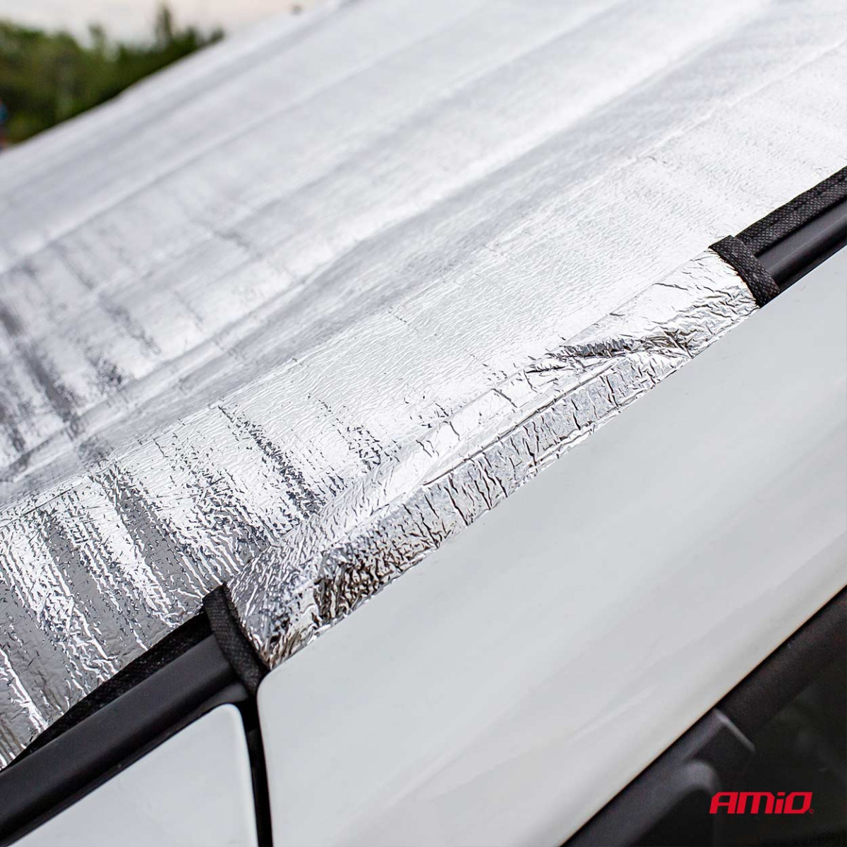 Universelle Windschutzscheibenabdeckung für Sommer/Winter 175x90 cm AMIO-01390