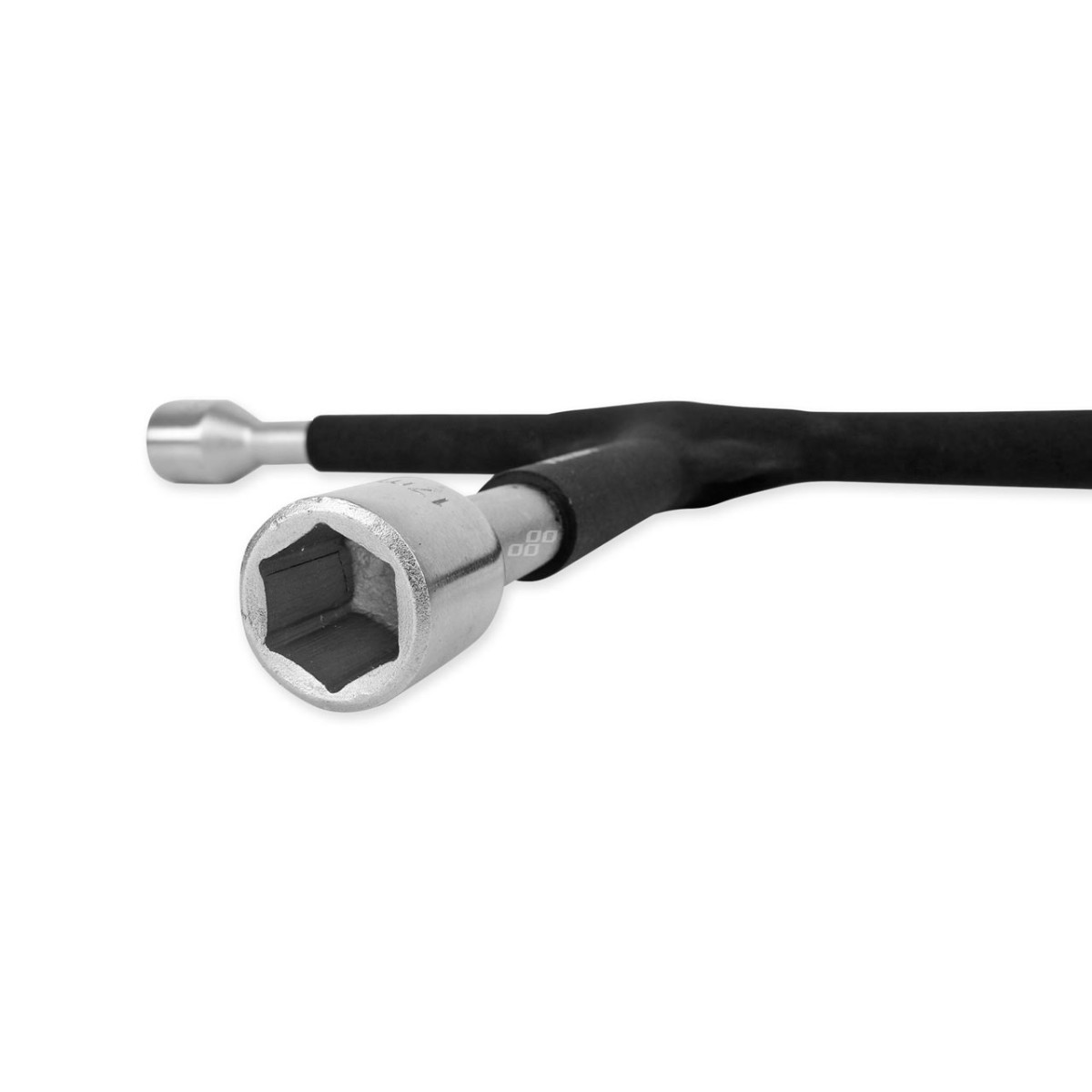 Kreuzförmiger Radmutternschlüssel 17–19–21 mm, 1/2", gummiert, AMIO-02402