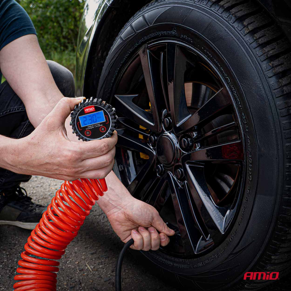 Digital Manometer Rubber 17 bar AMIO-04463