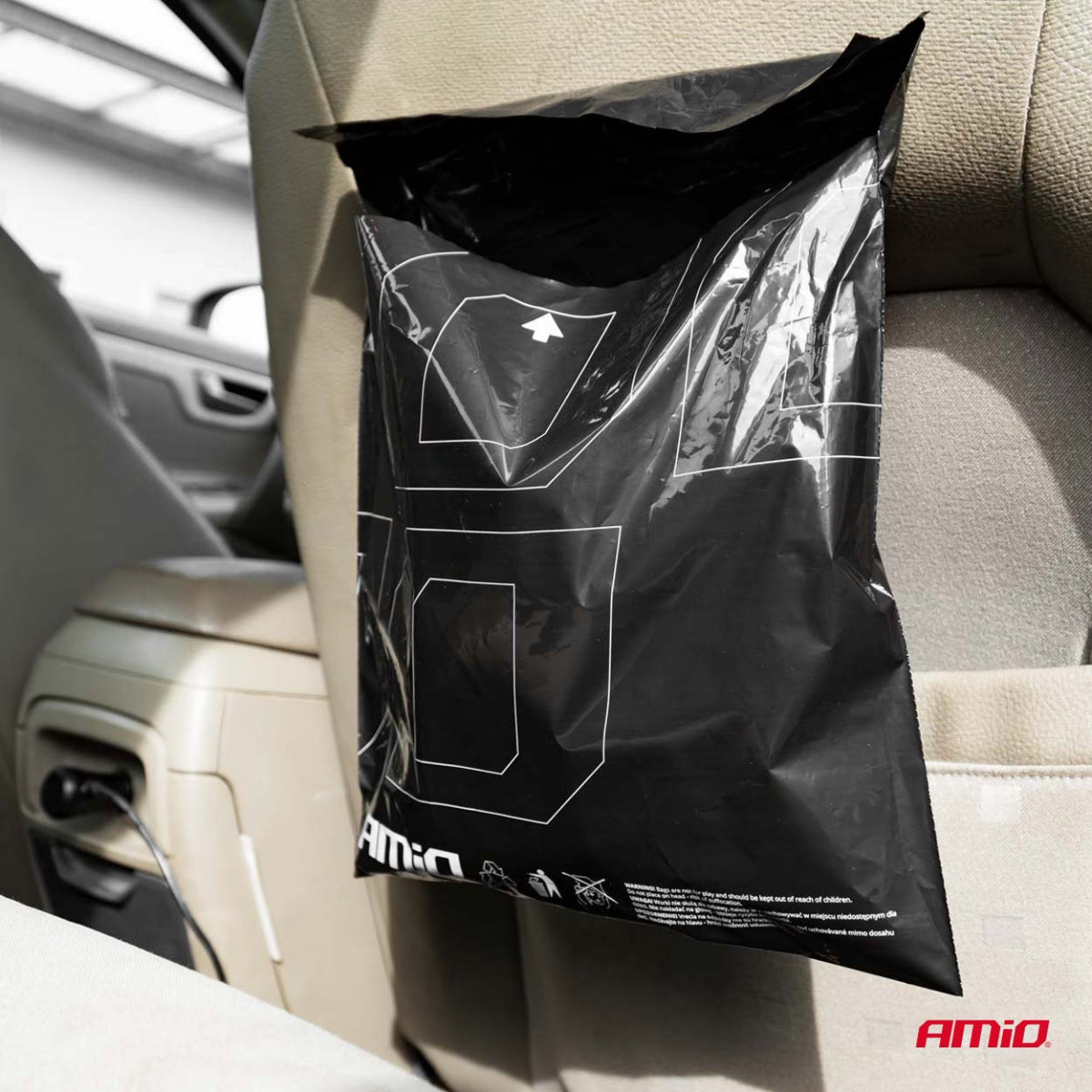 Müllsäcke für Autos, 25 Stück.