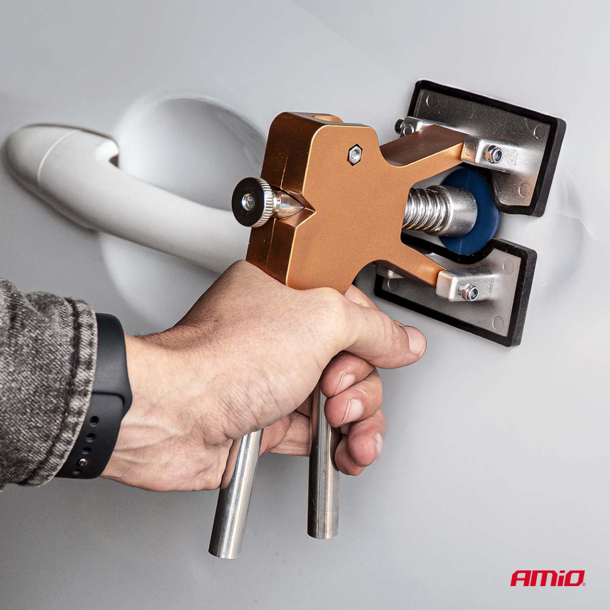 PDR-Karosserie-Ausbeulset mit Gleitabzieher (DIY) AMIO-04599