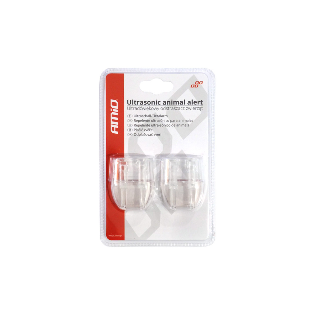 Ultraschall-Wildtiervertreiber, 2 Pfeifen AMIO-02455