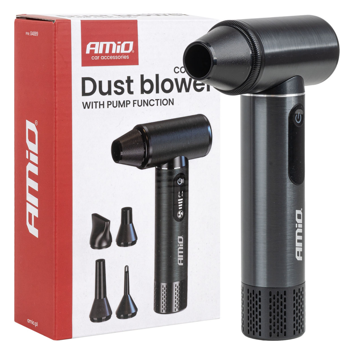 Akku-Gebläse mit Vakuumpumpenfunktion, 170 W AMIO-04889