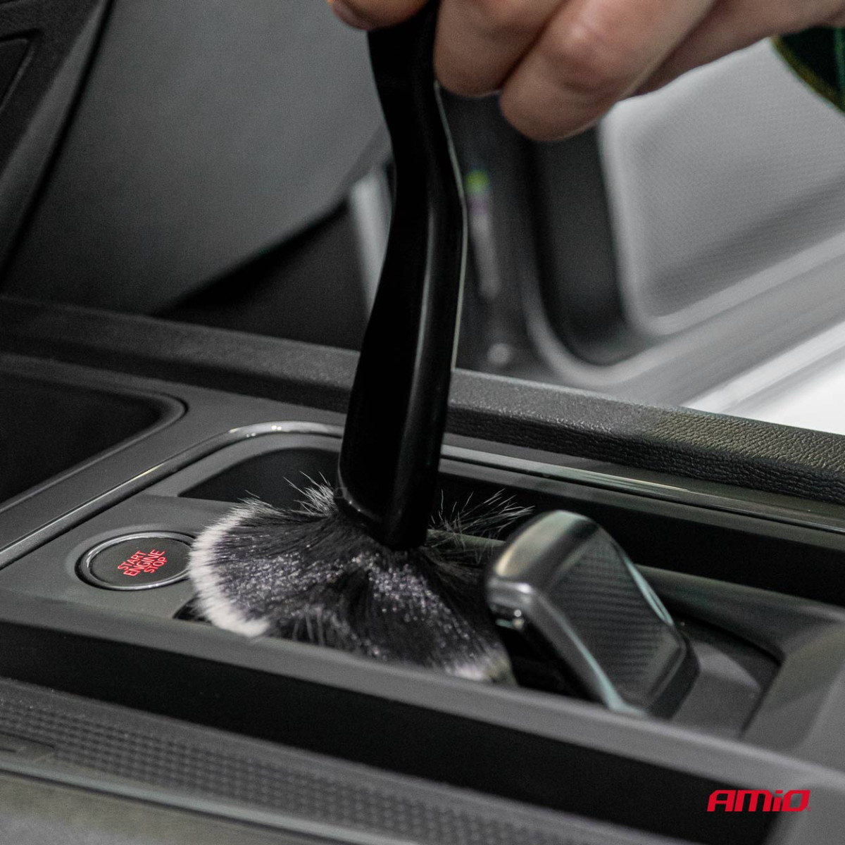 Mikrofaserbürste für schwer erreichbare Stellen AMIO-03979