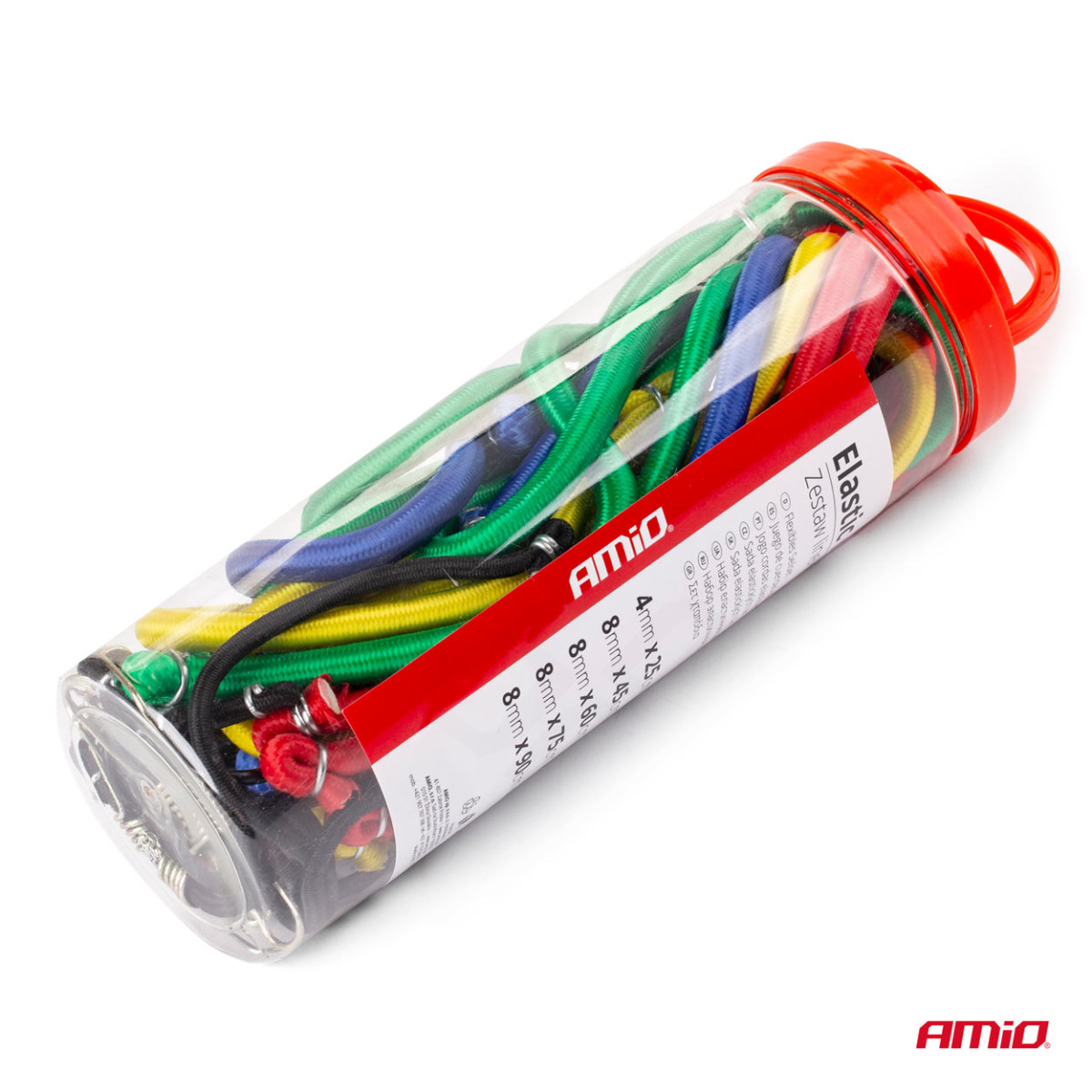 Set mit 12 elastischen Gepäckgurten, BSTRAP-11 AMIO-02836