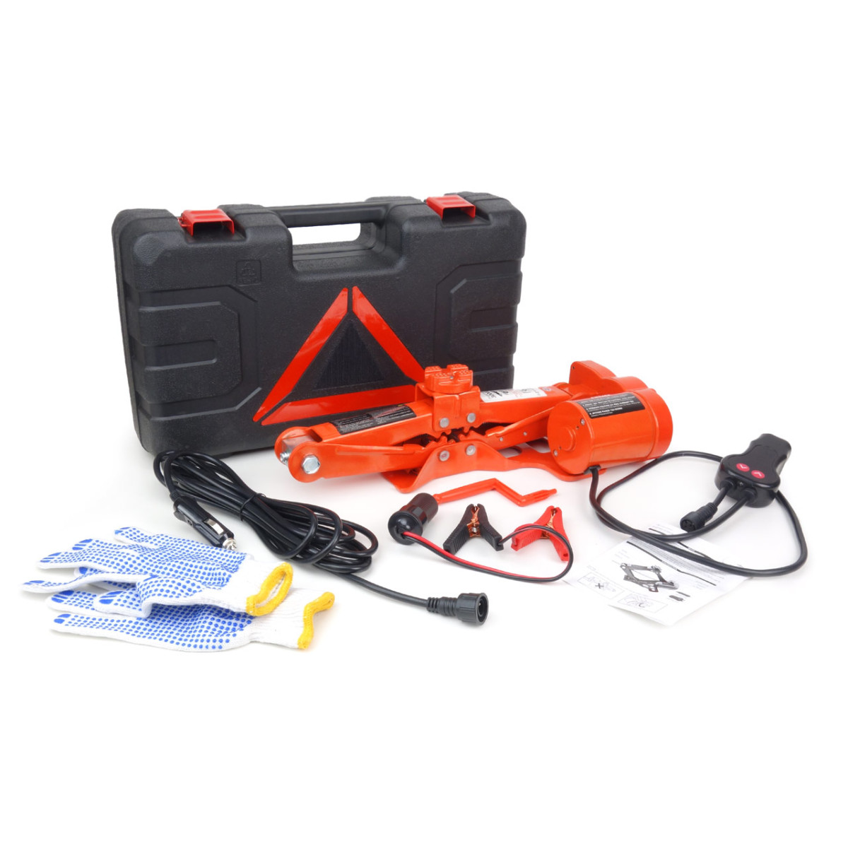 Elektrische Trapezhebebühne 3000 kg, 12 V mit Fernbedienung und Reparaturset AMIO-02406