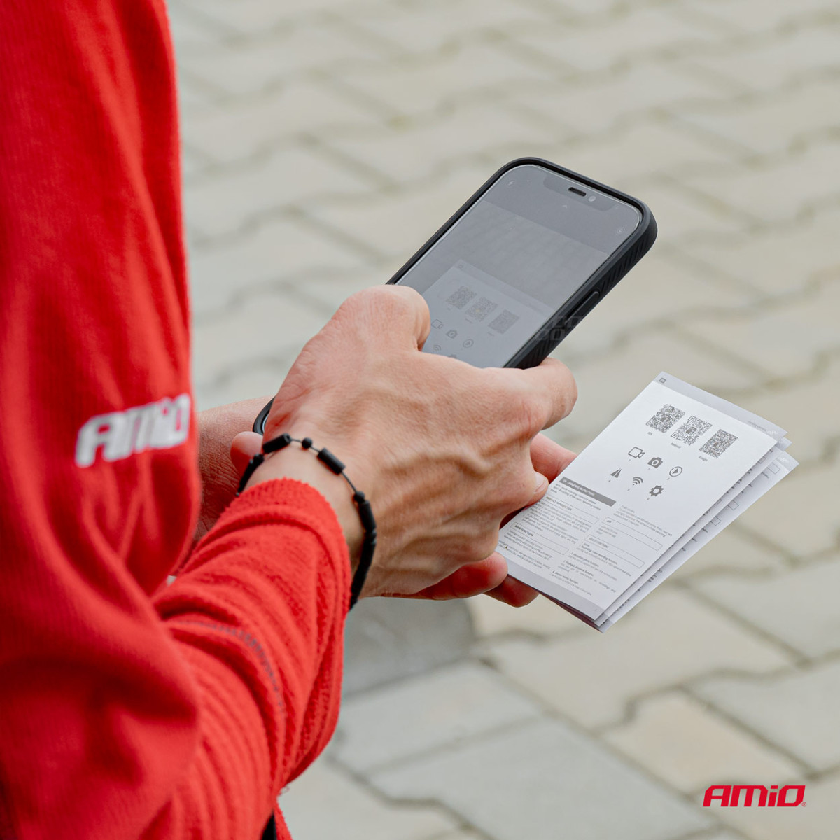 Kabellose Rückfahrkamera eReverse HD-410 12V 720p AMIO-03538