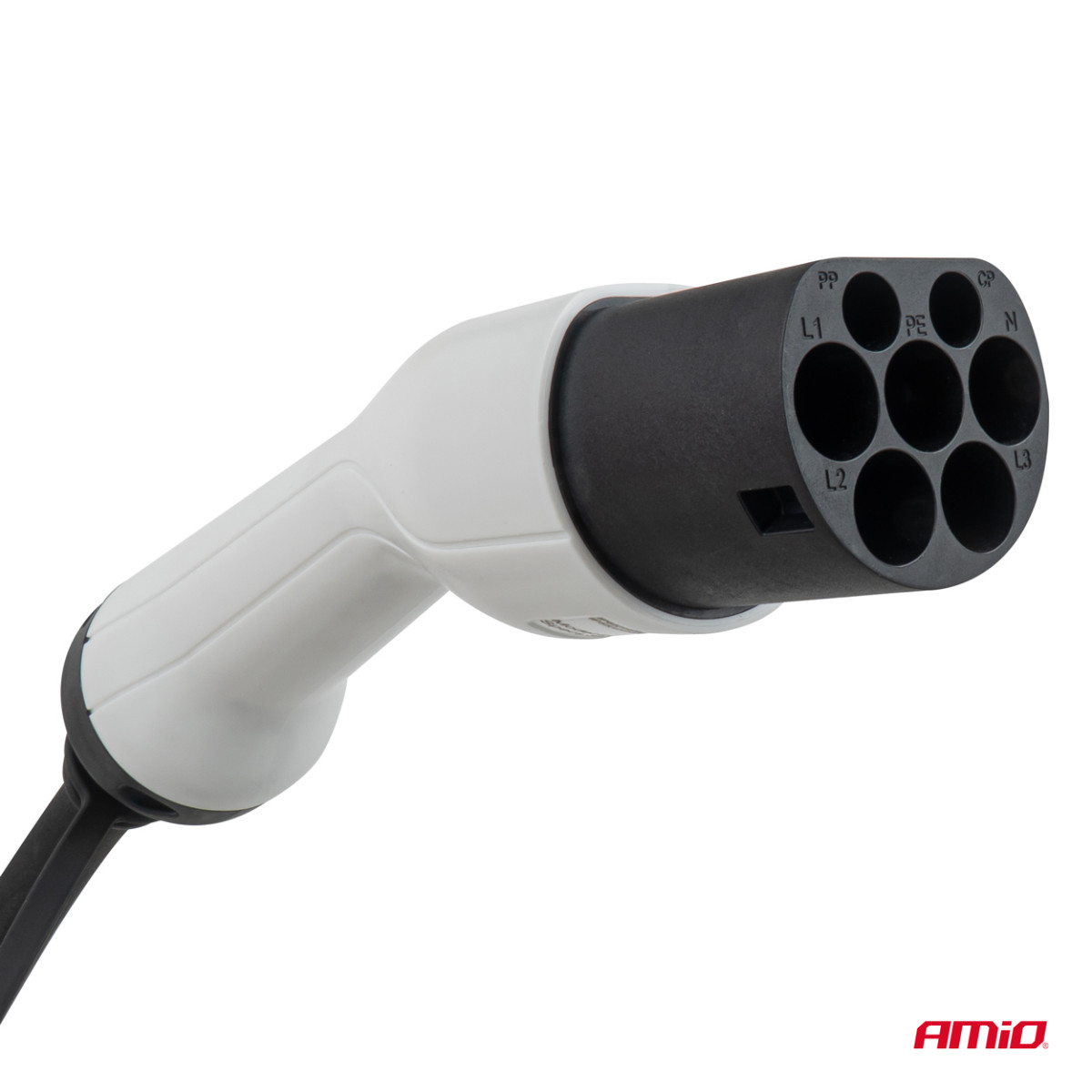 Ladekabel für Elektrofahrzeuge Typ 2 – Typ 2, 3-phasig, 22 kW, 5 m, AMIO-04972