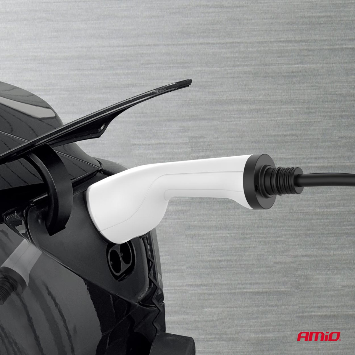 Ladekabel für Elektrofahrzeuge Typ 2 – Typ 2, 3-phasig, 22 kW, 5 m, AMIO-04972