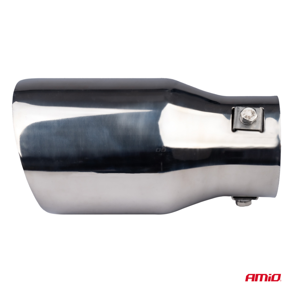 Auspuffendrohr 43-62 mm, Edelstahl, verchromt AMiO-04060